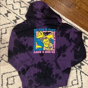 Ed, Edd n Eddy Purple Tie-Dye Men’s Hoodie